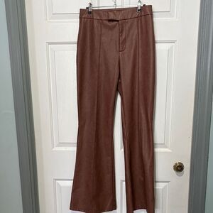 Avec Les Filles Vegan Wide Leg Pants